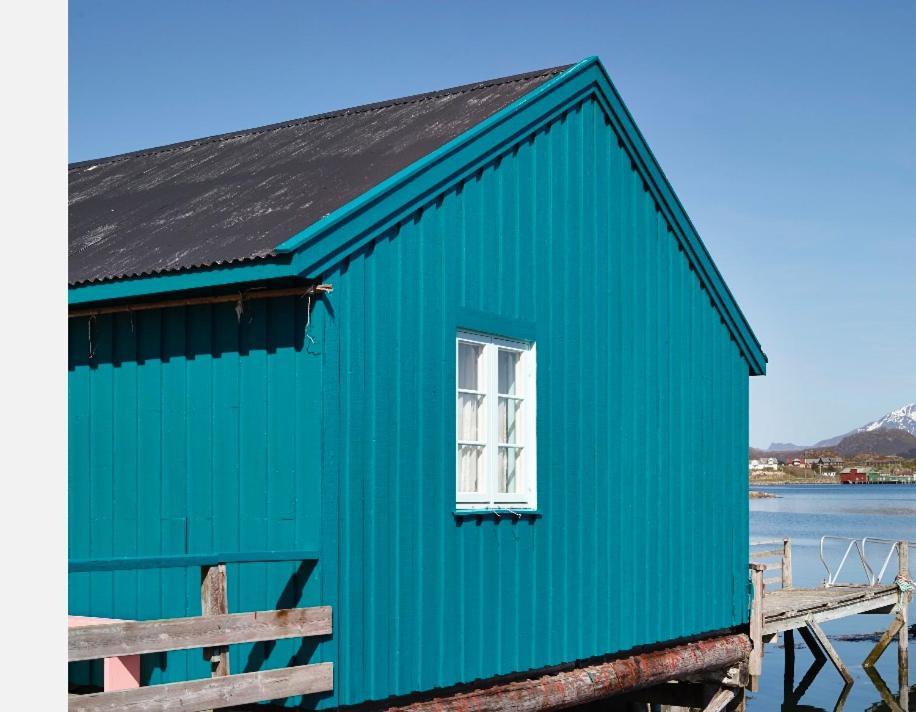 Kraemmervika Rorbuer - The Blue Pearl #3 Appartement Ballstad Buitenkant foto